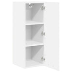 Hanging Cabinet 2 pcs White Engineered Wood