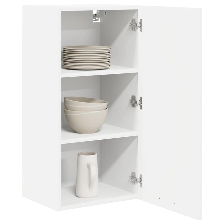 Hanging Cabinet White 40 x 31 x 80 cm Engineered Wood