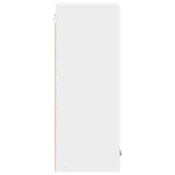 Hanging Cabinet with Door White 40 x 31 x 80 cm Engineered Wood