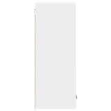 Hanging Cabinet Riga White 40 x 31 x 80 cm Engineered Wood - Close-Up Angle
