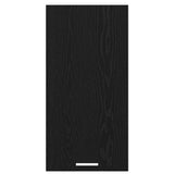 Hanging Cabinet Riga Black Oak and White 40 x 31 x 80 cm