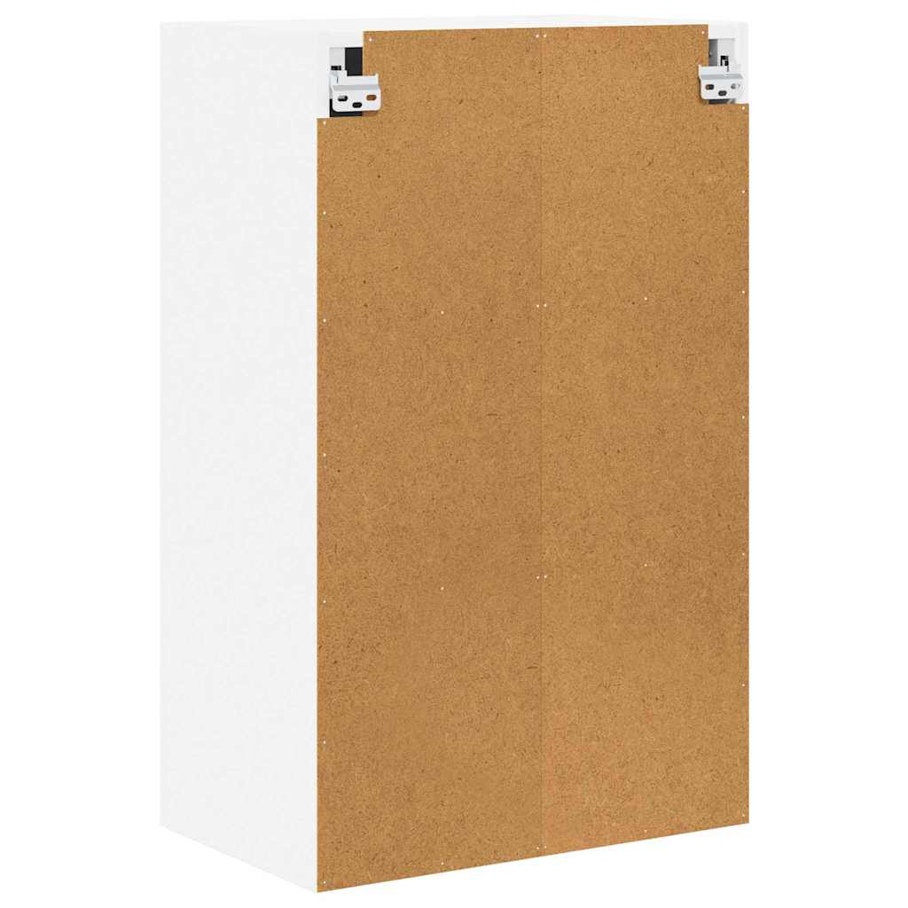 Hanging Cabinet with Door White 50 x 31 x 80 cm Engineered Wood
