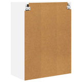 Hanging Cabinet Riga White 60 x 31 x 80 cm Engineered Wood - Low Angle