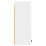 Hanging Cabinet with Door White 60 x 31 x 80 cm Engineered Wood