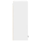 Hanging Cabinet Riga White 60 x 31 x 80 cm Engineered Wood - Close-Up Angle