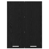 Hanging Cabinet Riga Black Oak 60 x 31 x 80 cm Engineered Wood - Rear View