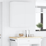 Hanging Cabinet Riga White 80 x 31 x 80 cm Engineered Wood - Top-Down View