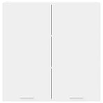 Hanging Cabinet White 80 x 31 x 80 cm Engineered Wood