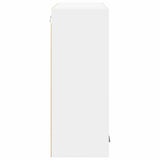 Hanging Cabinet Riga White 80 x 31 x 80 cm Engineered Wood - Close-Up Angle