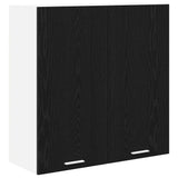 Hanging Cabinet Black Oak 80 x 31 x 80 cm Engineered Wood