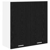 Hanging Cabinet Riga Black Oak 80 x 31 x 80 cm Engineered Wood - Front View