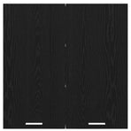 Hanging Cabinet Black Oak 80 x 31 x 80 cm Engineered Wood