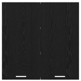 Hanging Cabinet Riga Black Oak 80 x 31 x 80 cm Engineered Wood - Rear View