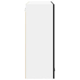 Hanging Cabinet Black Oak 80 x 31 x 80 cm Engineered Wood