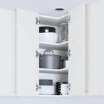 Hanging Cabinet White 57 x 57 x 80 cm Engineered Wood
