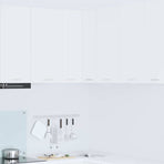 Hanging Cabinet White 57 x 57 x 80 cm Engineered Wood