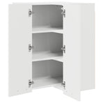 Hanging Cabinet White 57 x 57 x 80 cm Engineered Wood