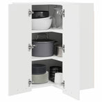 Hanging Cabinet White 57 x 57 x 80 cm Engineered Wood