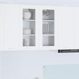 Hanging Cabinet Riga White 40 x 31 x 80 cm Engineered Wood
