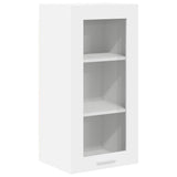 Hanging Cabinet with Door White 40 x 31 x 80 cm Engineered Wood