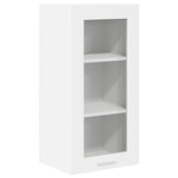 Hanging Cabinet Riga White 40 x 31 x 80 cm Engineered Wood - Front View