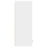 Hanging Cabinet with Door White 40 x 31 x 80 cm Engineered Wood