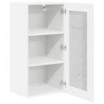 Hanging Cabinet 2 pcs White Engineered Wood