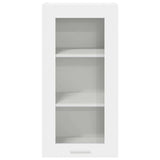 Hanging Cabinet 2 pcs White 40 x 31 x 80 cm Engineered Wood