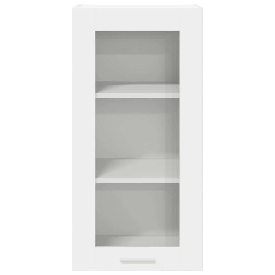 Hanging Cabinet 2 pcs White Engineered Wood