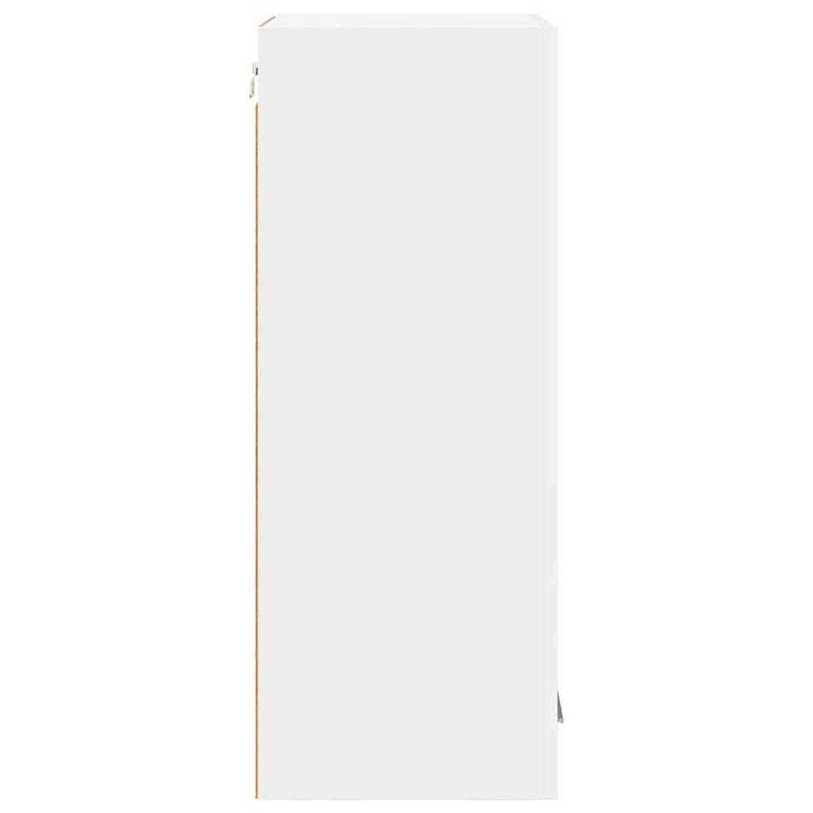 Hanging Cabinet 2 pcs White Engineered Wood
