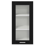 Hanging Cabinet Black Oak 40 x 31 x 80 cm Engineered Wood