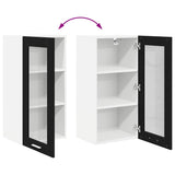 Hanging Cabinet Riga Black Oak 40 x 31 x 80 cm Engineered Wood - Extra Image