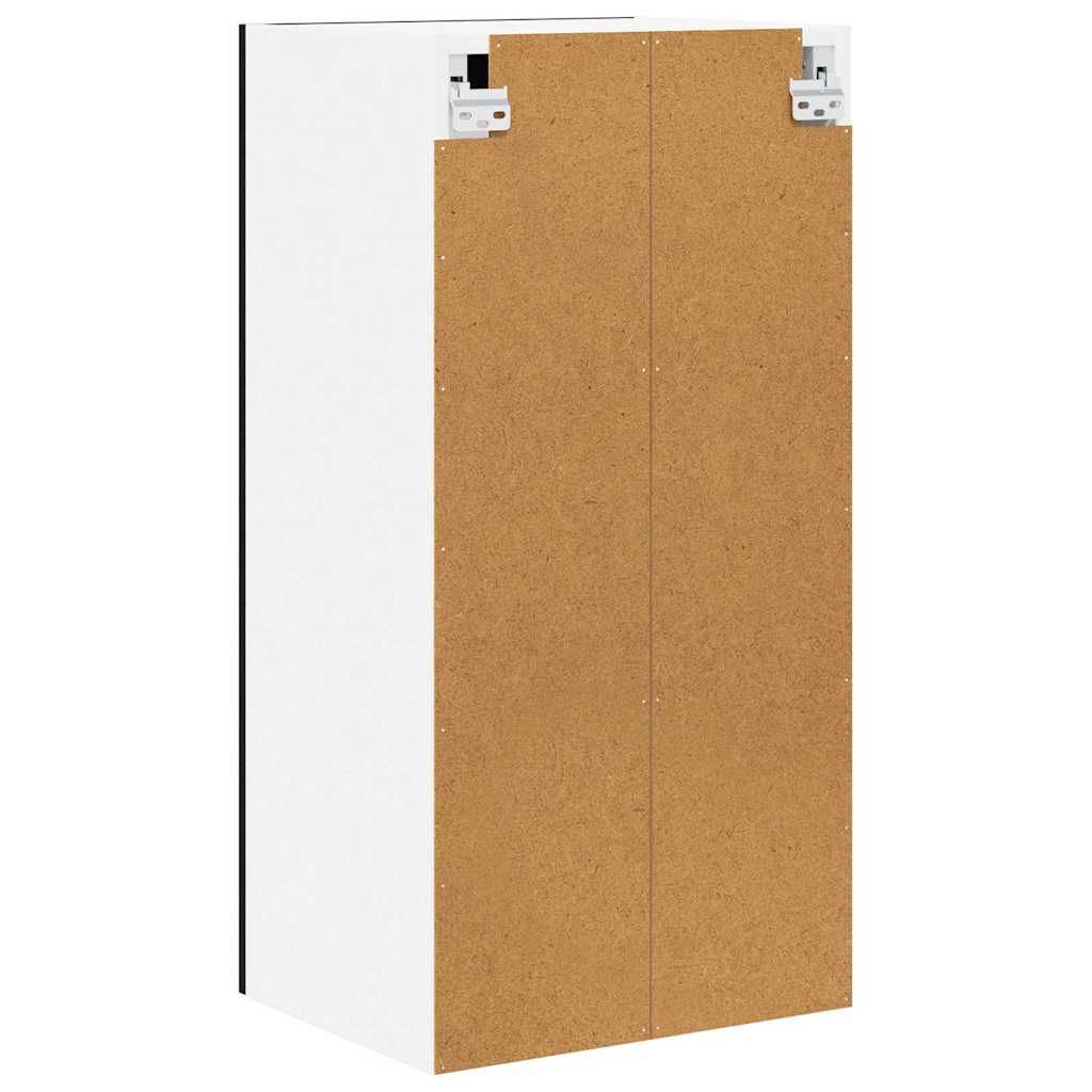 Hanging Cabinet 2 pcs Black Oak 40 x 31 x 80 cm Engineered Wood