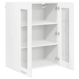 Hanging Cabinet Riga White 60 x 31 x 80 cm Engineered Wood - 45-Degree Angle