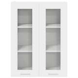 Hanging Cabinet with Door White 60 x 31 x 80 cm Engineered Wood