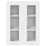 Hanging Cabinet Riga White 60 x 31 x 80 cm Engineered Wood - Rear View