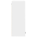 Hanging Cabinet Riga White 60 x 31 x 80 cm Engineered Wood - Close-Up Angle