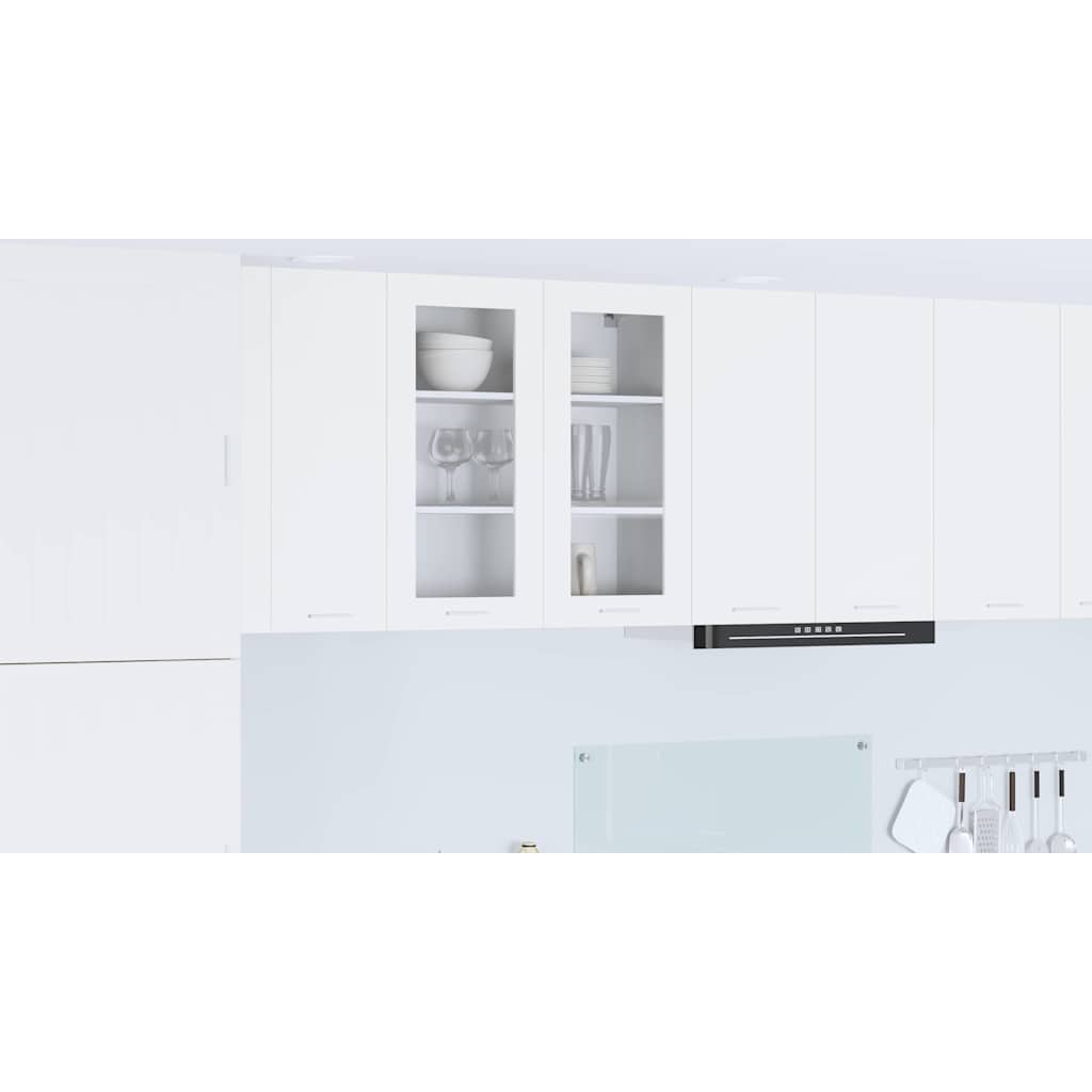 Hanging Cabinet with Door White 80 x 31 x 80 cm Engineered Wood