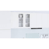 Hanging Cabinet with Door White 80 x 31 x 80 cm Engineered Wood