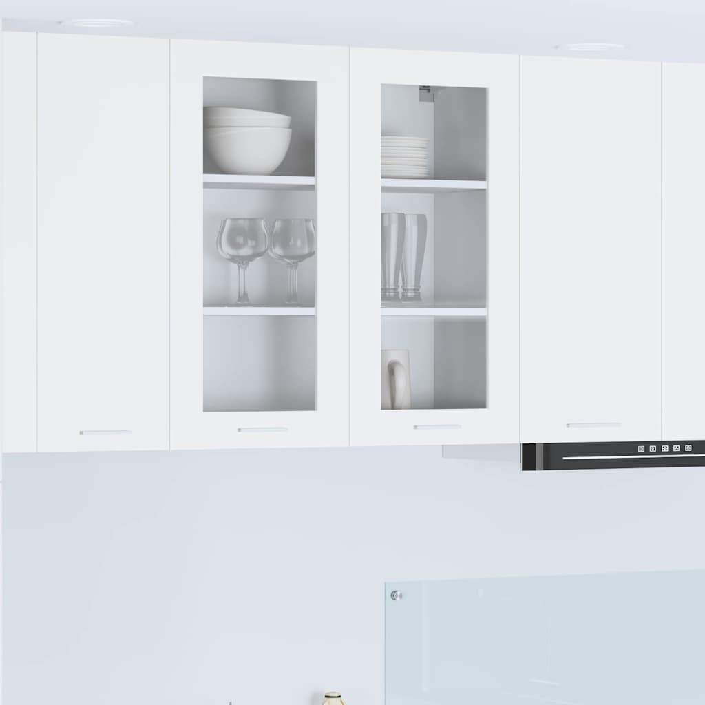 Hanging Cabinet Riga White 80 x 31 x 80 cm Engineered Wood