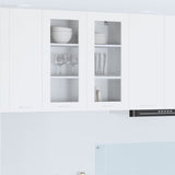 Hanging Cabinet Riga White 80 x 31 x 80 cm Engineered Wood