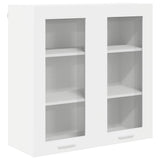 Hanging Cabinet with Door White 80 x 31 x 80 cm Engineered Wood