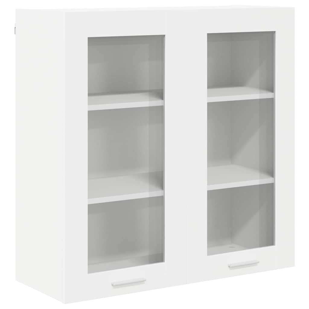 Hanging Cabinet Riga White 80 x 31 x 80 cm Engineered Wood