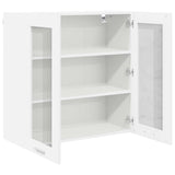 Hanging Cabinet with Door White 80 x 31 x 80 cm Engineered Wood