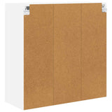 Hanging Cabinet with Door White 80 x 31 x 80 cm Engineered Wood