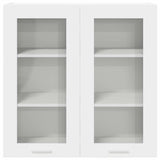 Hanging Cabinet with Door White 80 x 31 x 80 cm Engineered Wood