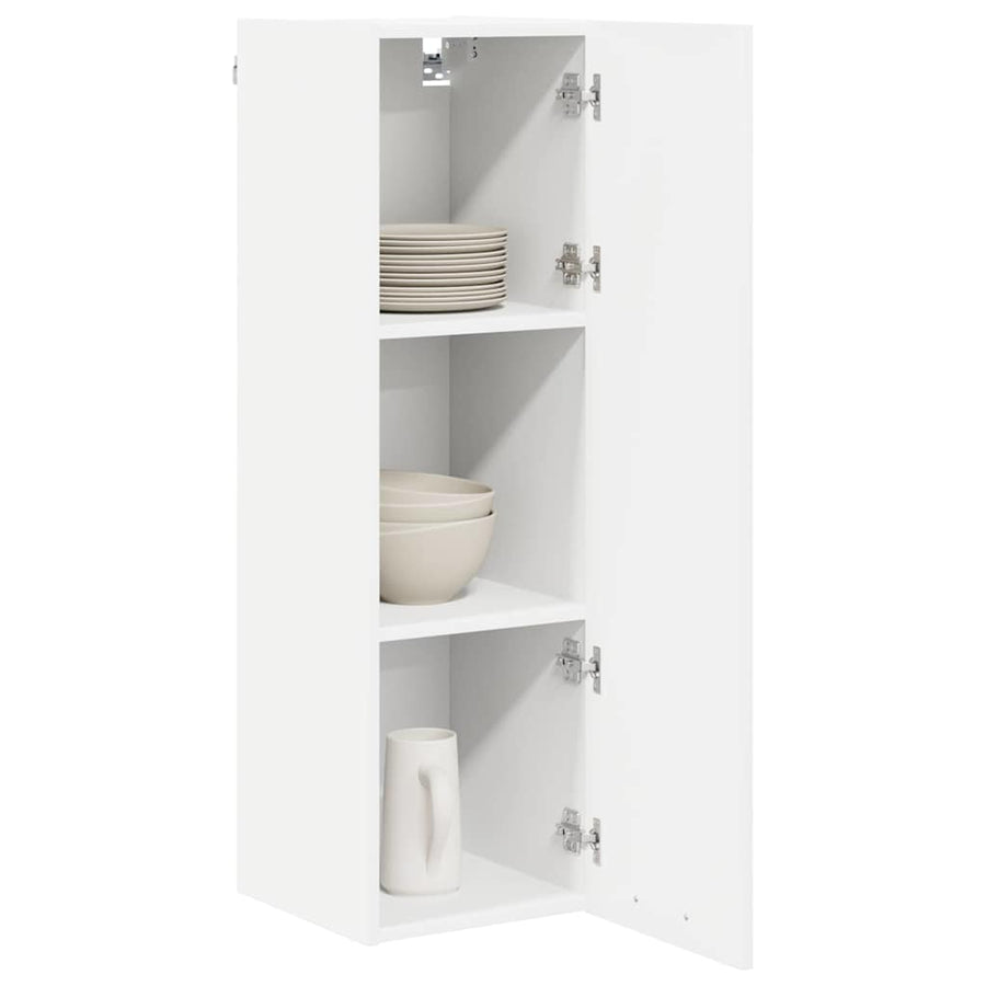 Hanging Cabinet White 30 x 31 x 100 cm Engineered Wood