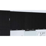 Hanging Cabinet Black Oak 30 x 31 x 100 cm Engineered Wood - Extra Image