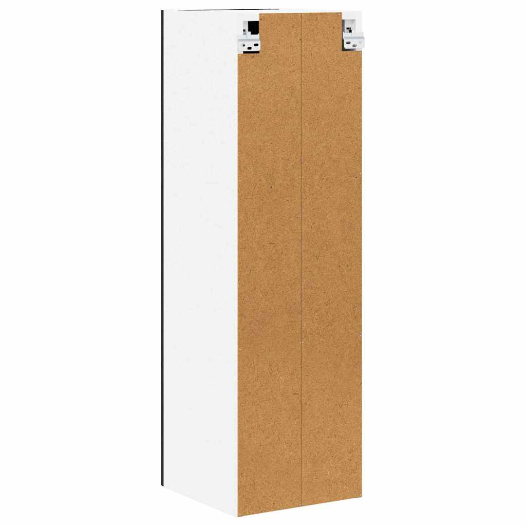 Hanging Cabinet Black Oak 30 x 31 x 100 cm Engineered Wood