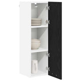 Hanging Cabinet Black Oak 30 x 31 x 100 cm Engineered Wood